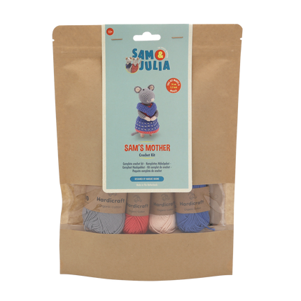 Haakpakket Moeder muis - Amigurumi DIY Kit