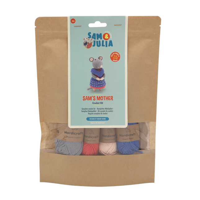 Haakpakket Moeder muis - Amigurumi DIY Kit