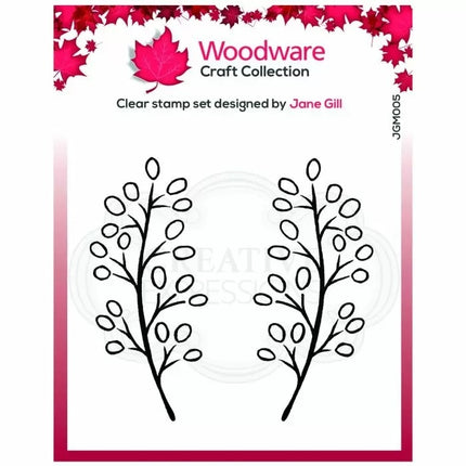 Woodware • Clear stempel singles Carla leaf