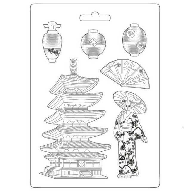 Soft Mould A4 - Sir Vagabond Japan pagoda