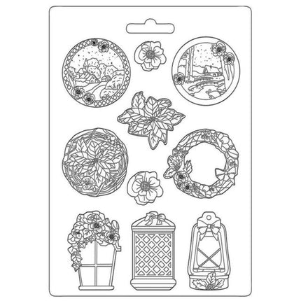 Soft Mould A4 - Winter Tales garland