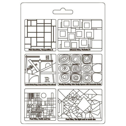 Soft Mould A4 - Bauhaus squares