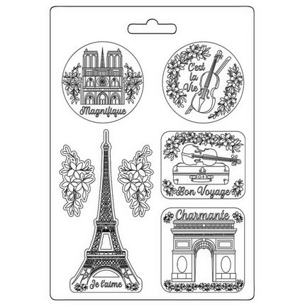 Soft Mould A4 - Create Happiness Oh lá lá  Tour Eiffel