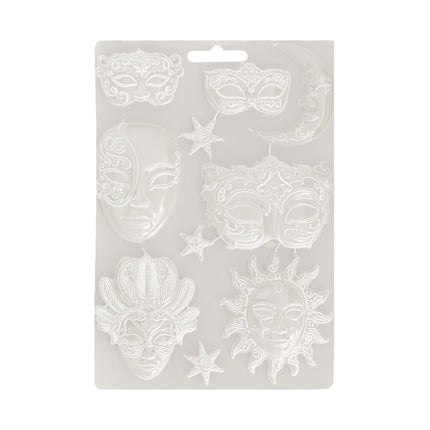 Soft Mould A4 - Masquerade masks
