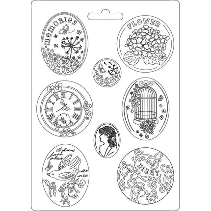 Soft Mould A4 - Hortensia