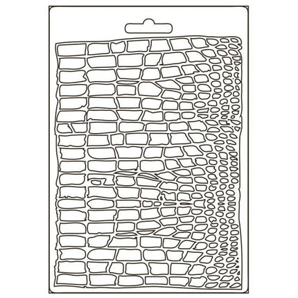 Soft Mould A5 - Savana crocodile pattern