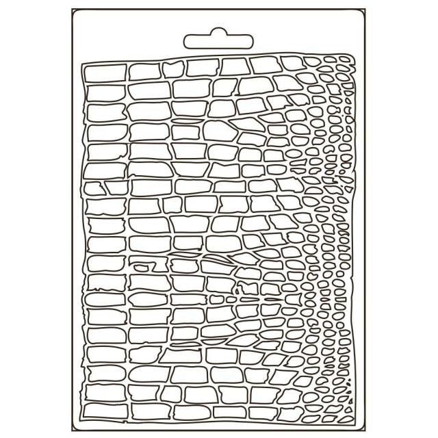 Soft Mould A5 - Savana crocodile pattern