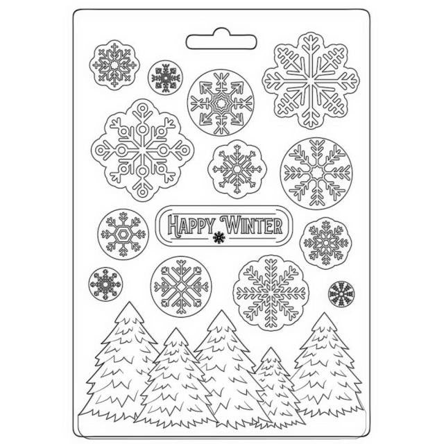Soft Mould A5 - Happy Winter