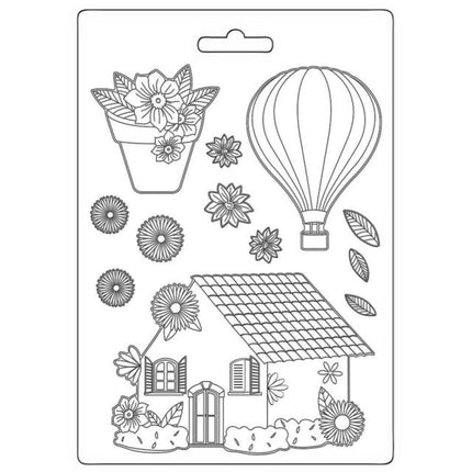 Soft Mould A5 - Create Happiness Welcome Home, house