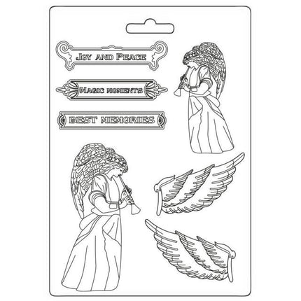 Soft Mould A5 - Angel and wings