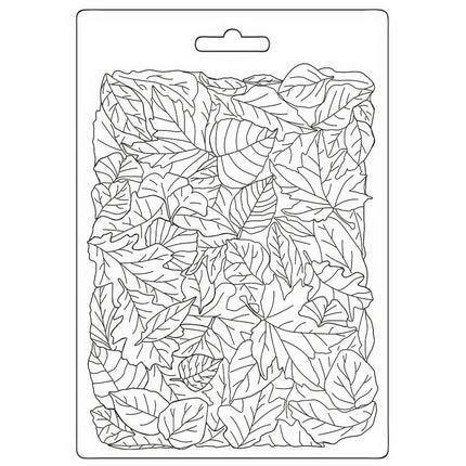 Soft Mould A5 - Woodland leaves pattern