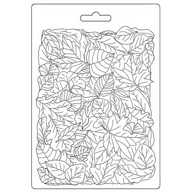 Soft Mould A5 - Woodland leaves pattern
