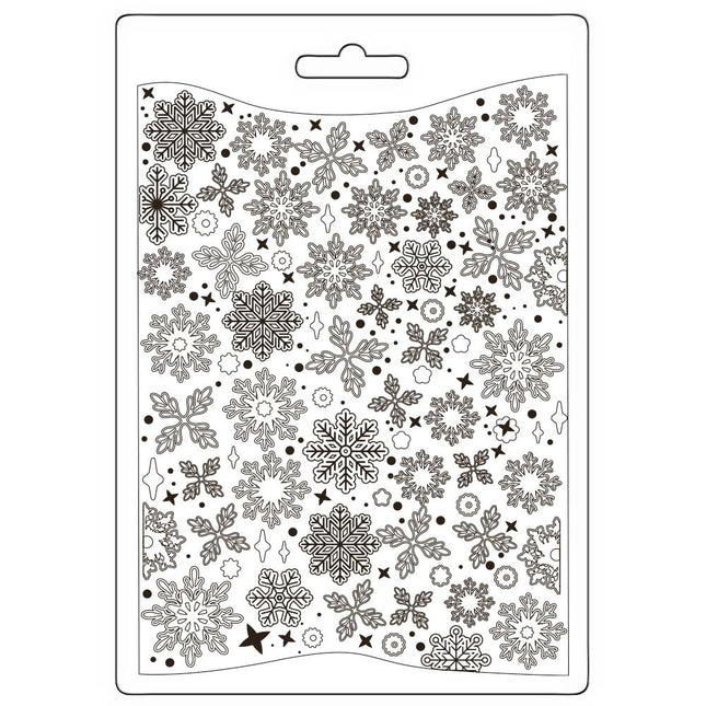 Soft Mould A5 - Create Happiness Dewdrops snowflakes