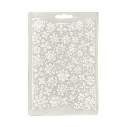 Soft Mould A5 - Create Happiness Dewdrops snowflakes