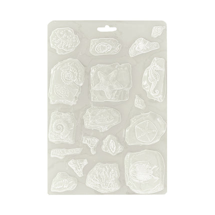 Soft Mould A5 - Silent Sea fossils