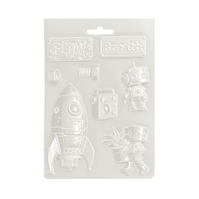 Soft Mould A5 - A new Beginning spaceship and robot