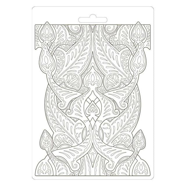 Soft Mould A5 - Romantic Horses saddle pattern