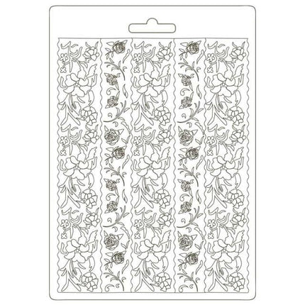 Soft Mould A5 - Alice borders