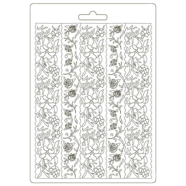 Soft Mould A5 - Alice borders