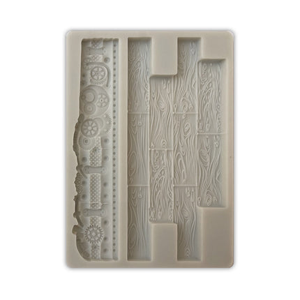 Silicon mold A6 - Songs of the Sea wood and mechanisms