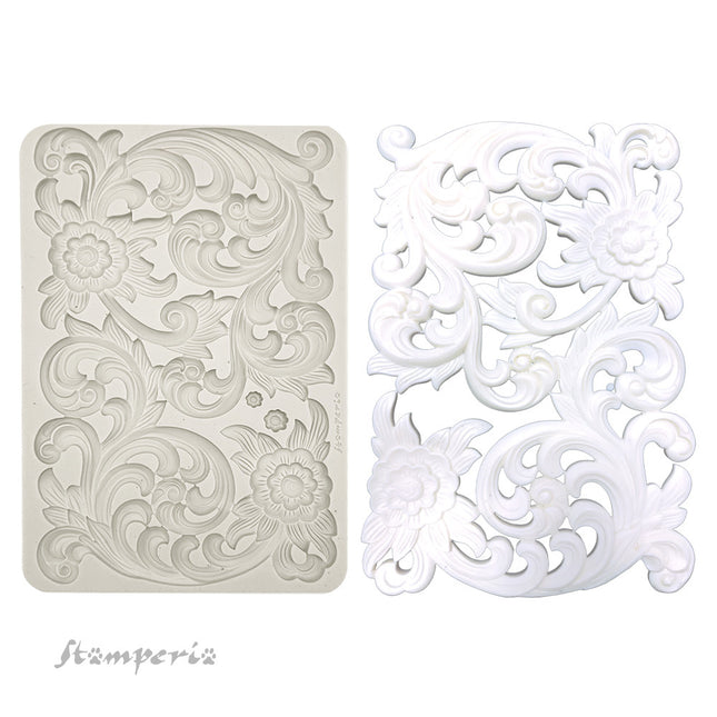 Big silicon mould A4 - Friezes