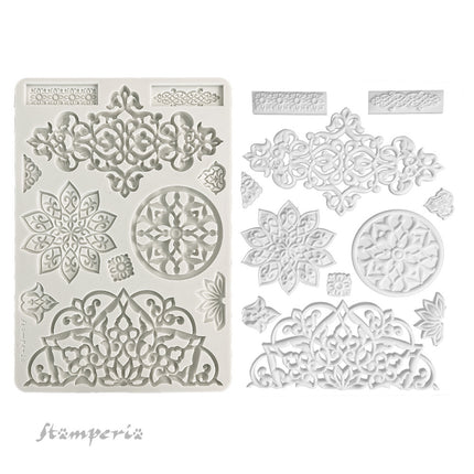 Big silicon mould A4 - Mandala