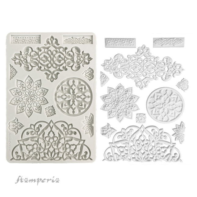 Big silicon mould A4 - Mandala