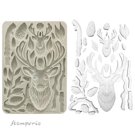 Silicon mould A5 - The Owl's House deer