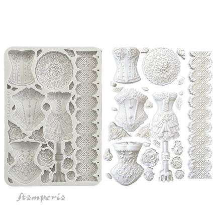 Silicon mold A5 - Old Lace mannequins and corsets