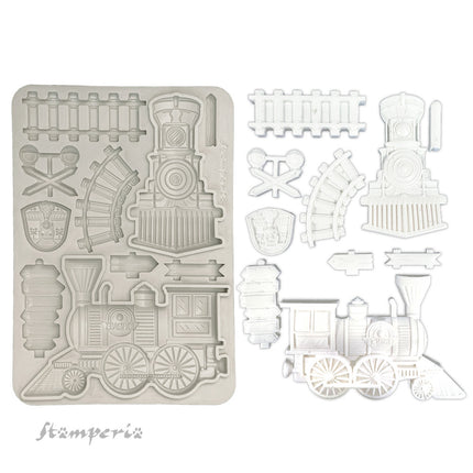 Silicon mould A5 - Art of Travelling train