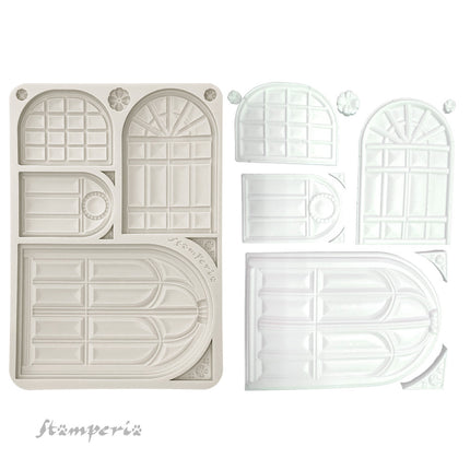 Silicon mold A5 - Masquerade windows