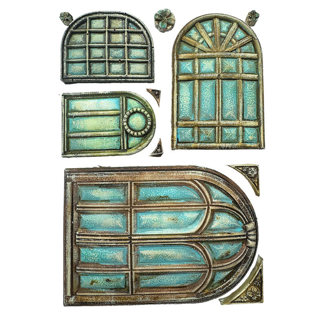 Silicon mold A5 - Masquerade windows