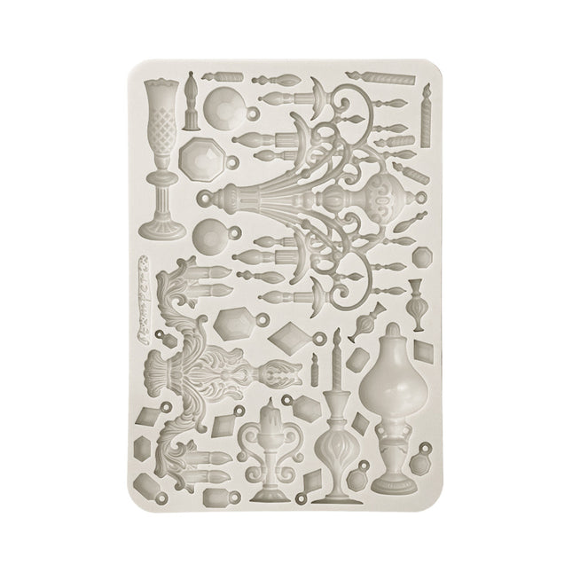Silicon mold A5 - Masquerade candle holders