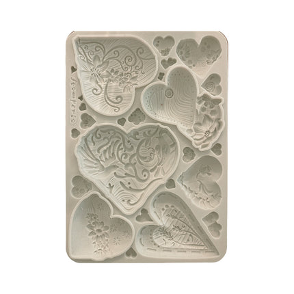 Silicon mould A5 - Alice in Christmas simple hearts