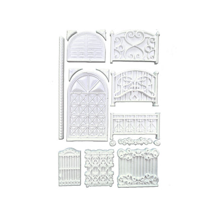 Silicon mould A5 - Fence and door
