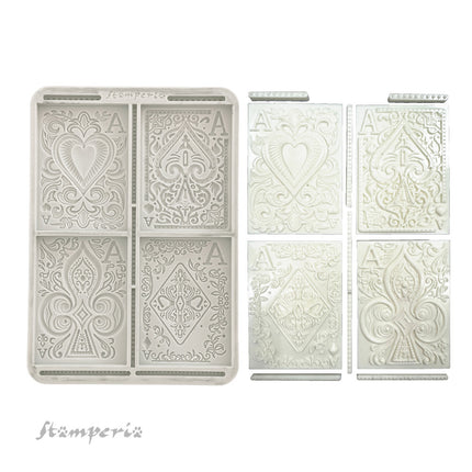 Silicon mould A5 - Master of Magic cards
