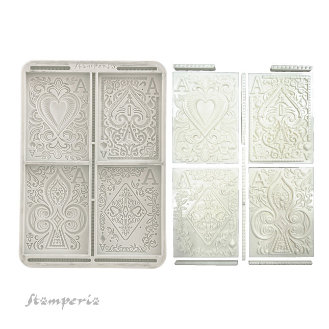 Silicon mould A5 - Master of Magic cards