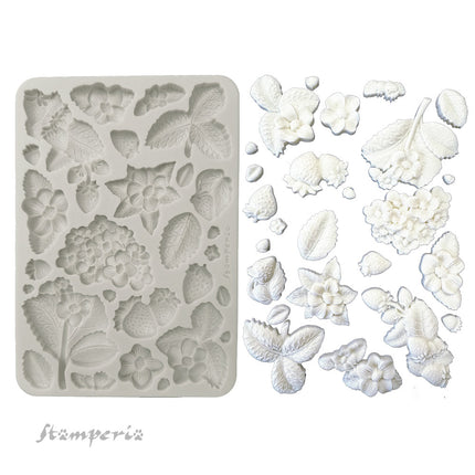 Silicon mold A5 - Hidden Grove strawberries