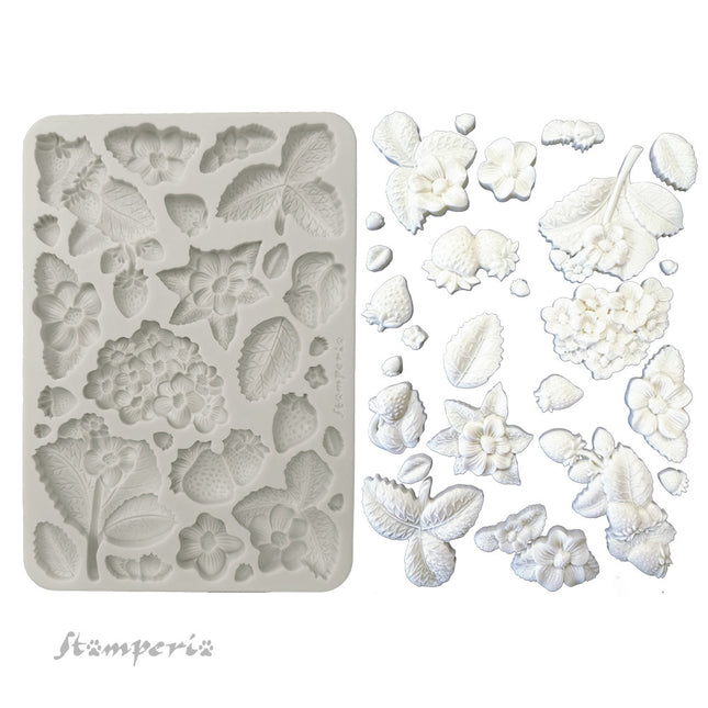 Silicon mold A5 - Hidden Grove strawberries