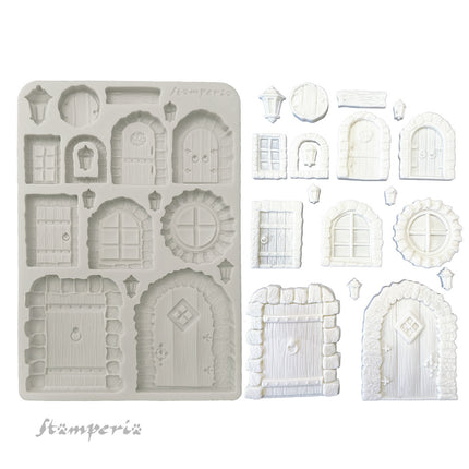 Silicon mold A5 - Hidden Grove door and window