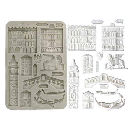 Silicon mould A5 - Venice City of Art monuments