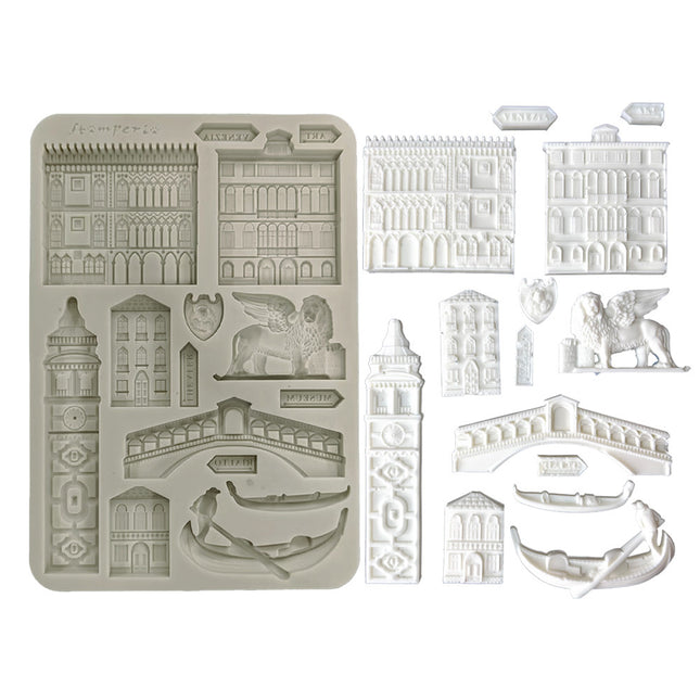 Silicon mould A5 - Venice City of Art monuments