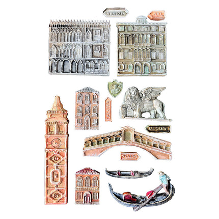 Silicon mould A5 - Venice City of Art monuments