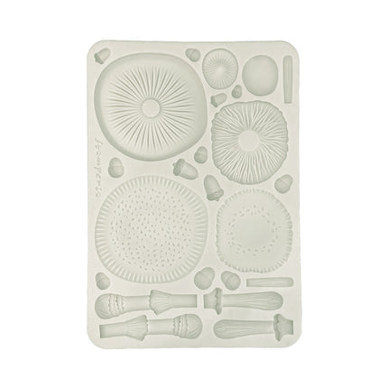 Silicon mould A5 - Whispering woods mushrooms 3D