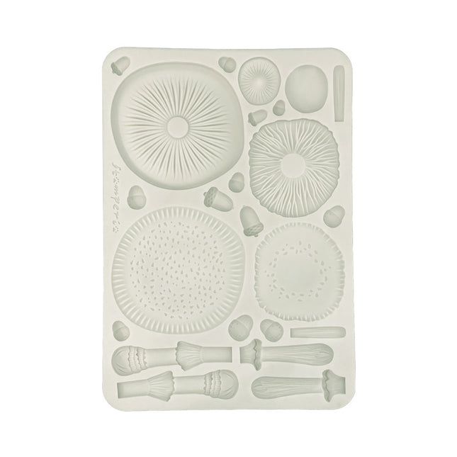 Silicon mould A5 - Whispering woods mushrooms 3D