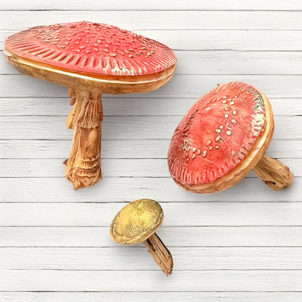 Silicon mould A5 - Whispering woods mushrooms 3D