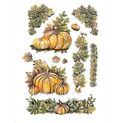 Silicon mould A5 - Whispering woods pumpkins