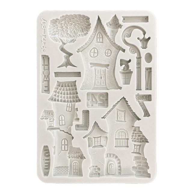 Silicon mould A5 - Furry Friends houses