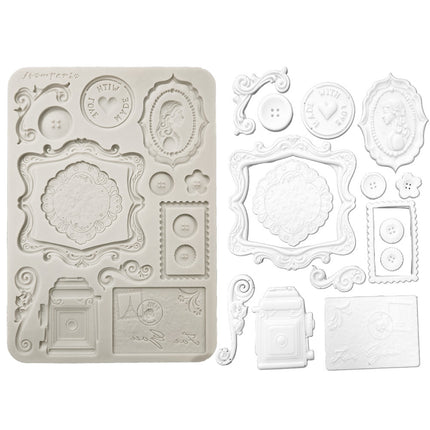 Silicon mould A5 - Quiet Days plates