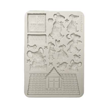 Silicon mould A5 - Family mice